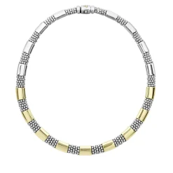 Outlet LAGOS 18K Gold Station Caviar Necklace | 12Mm