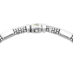 Outlet LAGOS 18K Gold Station Caviar Necklace | 12Mm