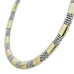 Outlet LAGOS 18K Gold Station Caviar Necklace | 12Mm