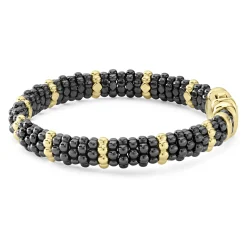 Shop LAGOS 18K Gold Station Ceramic Beaded Bracelet | 9Mm
