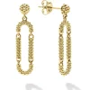 Shop LAGOS 18K Gold Superfine Caviar Drop Earrings