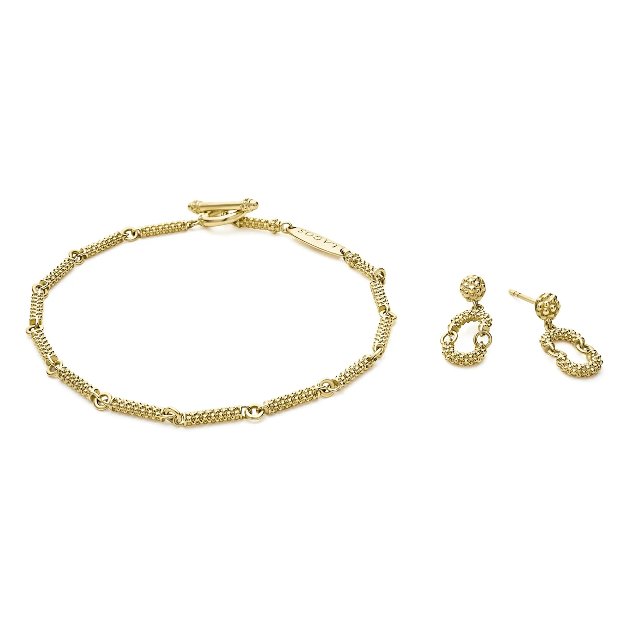 Sale LAGOS 18K Gold Superfine Caviar Gift Set