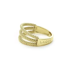 Hot LAGOS 18K Gold Superfine Caviar Ring