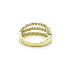 Hot LAGOS 18K Gold Superfine Caviar Ring