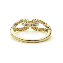 Flash Sale LAGOS 18K Gold Superfine Diamond Center Ring