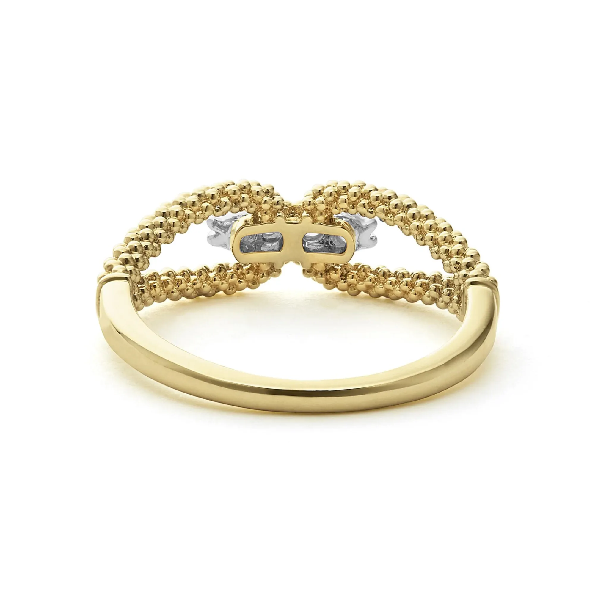 Flash Sale LAGOS 18K Gold Superfine Diamond Center Ring
