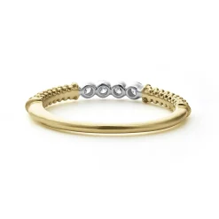 Clearance LAGOS 18K Gold Superfine Diamond Stacking Ring