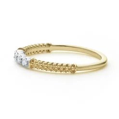 Sale LAGOS 18K Gold Superfine Diamond Stacking Ring