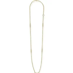 Discount LAGOS 18K Gold Superfine Station Chain Necklace