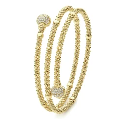 Shop LAGOS 18K Gold Wrap Diamond Bracelet
