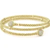 Outlet LAGOS 18K Gold Wrap Diamond Bracelet