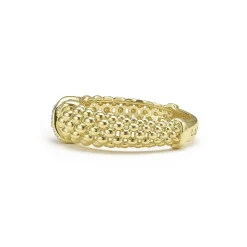Clearance LAGOS 18K Gold X Caviar Diamond Ring