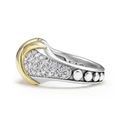 Cheap LAGOS 18K Gold X Diamond Ring