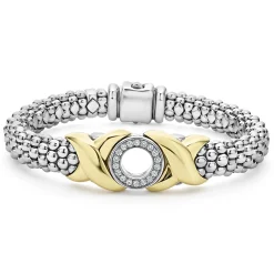 Best Sale LAGOS 18K Gold Xo Diamond Bracelet | 9Mm