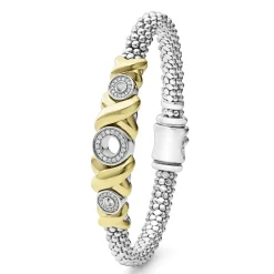 Cheap LAGOS 18K Gold Xo Diamond Bracelet | 6Mm