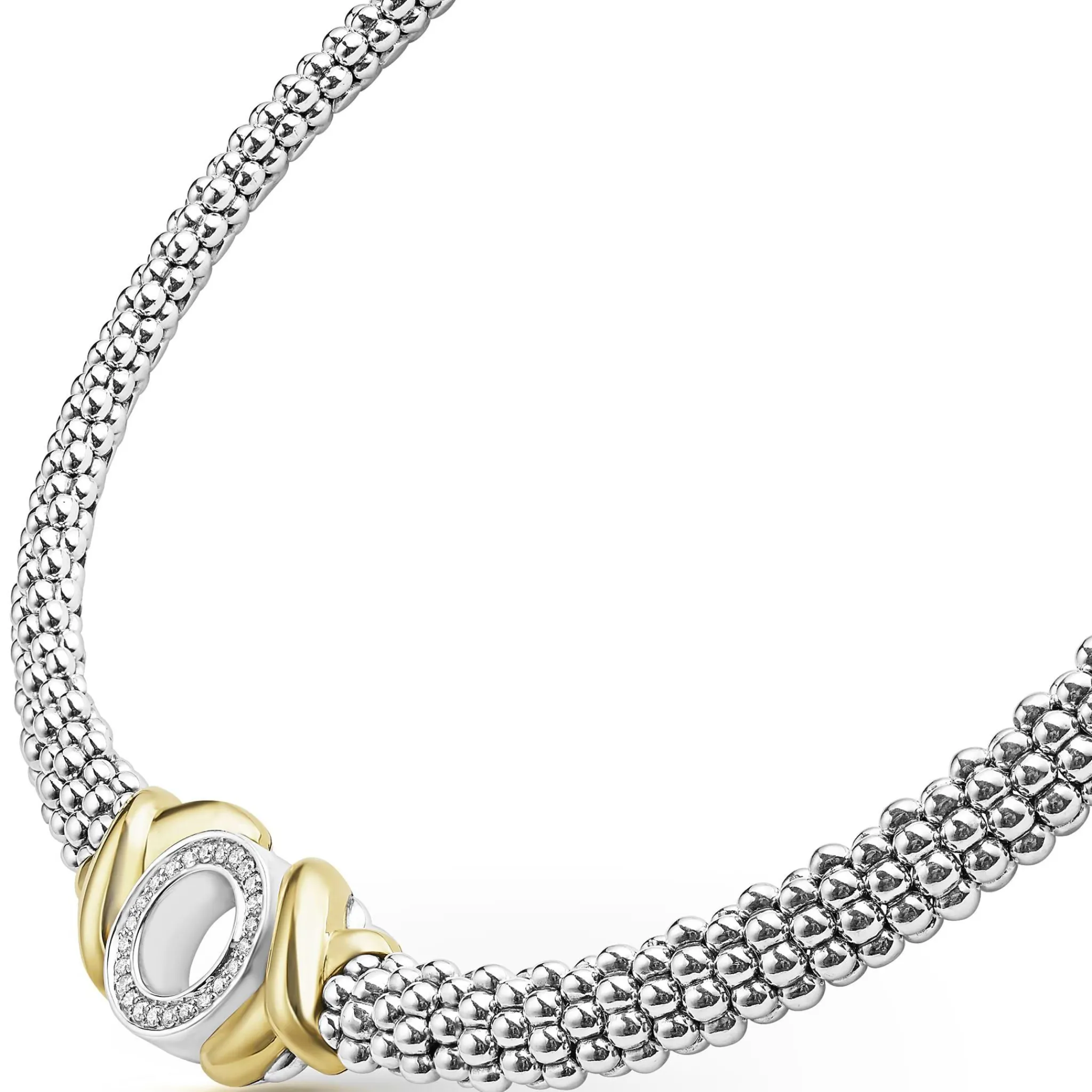 Discount LAGOS 18K Gold Xo Diamond Necklace