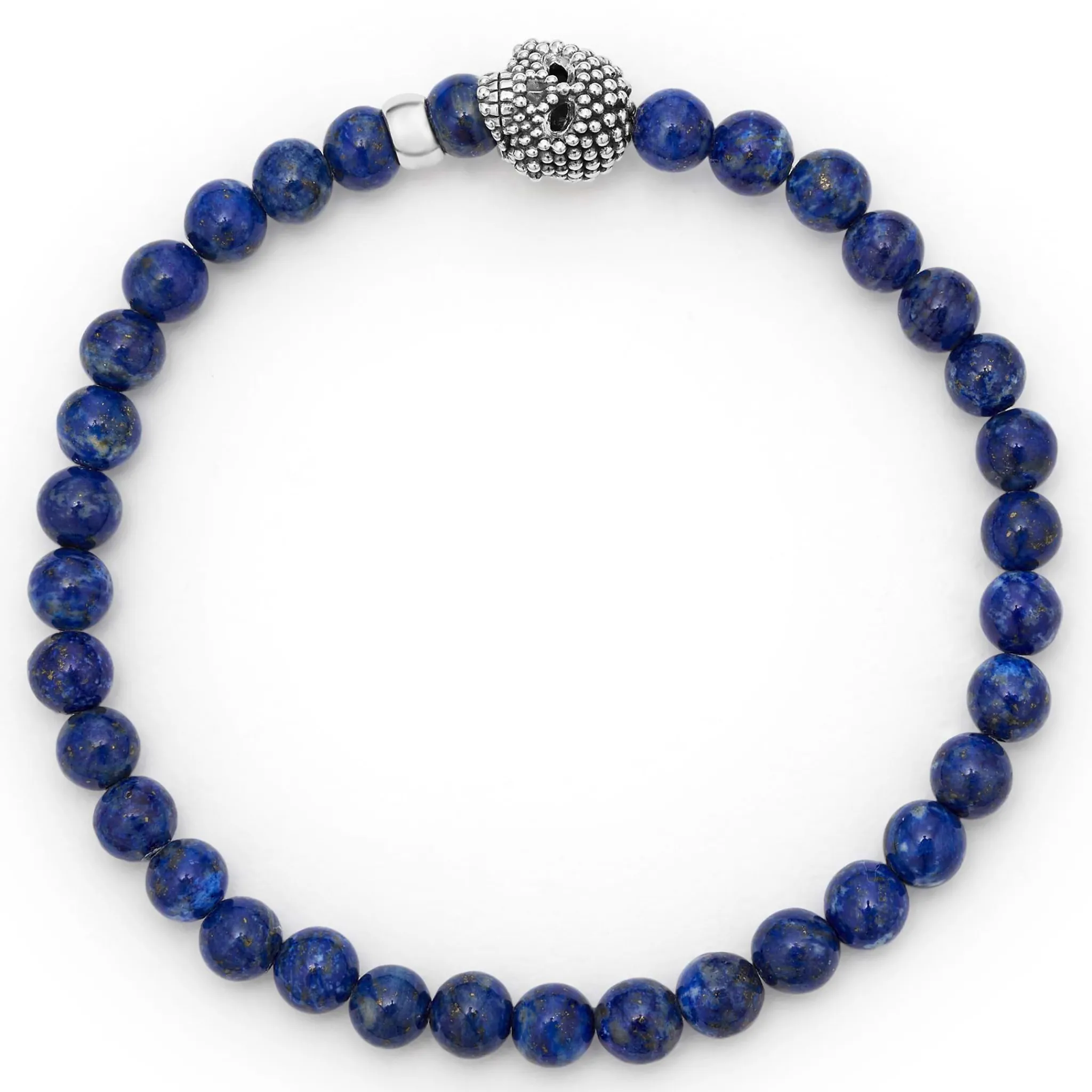 Shop LAGOS Lapis Skull Bracelet