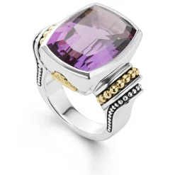 Hot LAGOS Large Amethyst Statement Ring