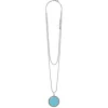 Store LAGOS Large Ceramic Circle Pendant Necklace
