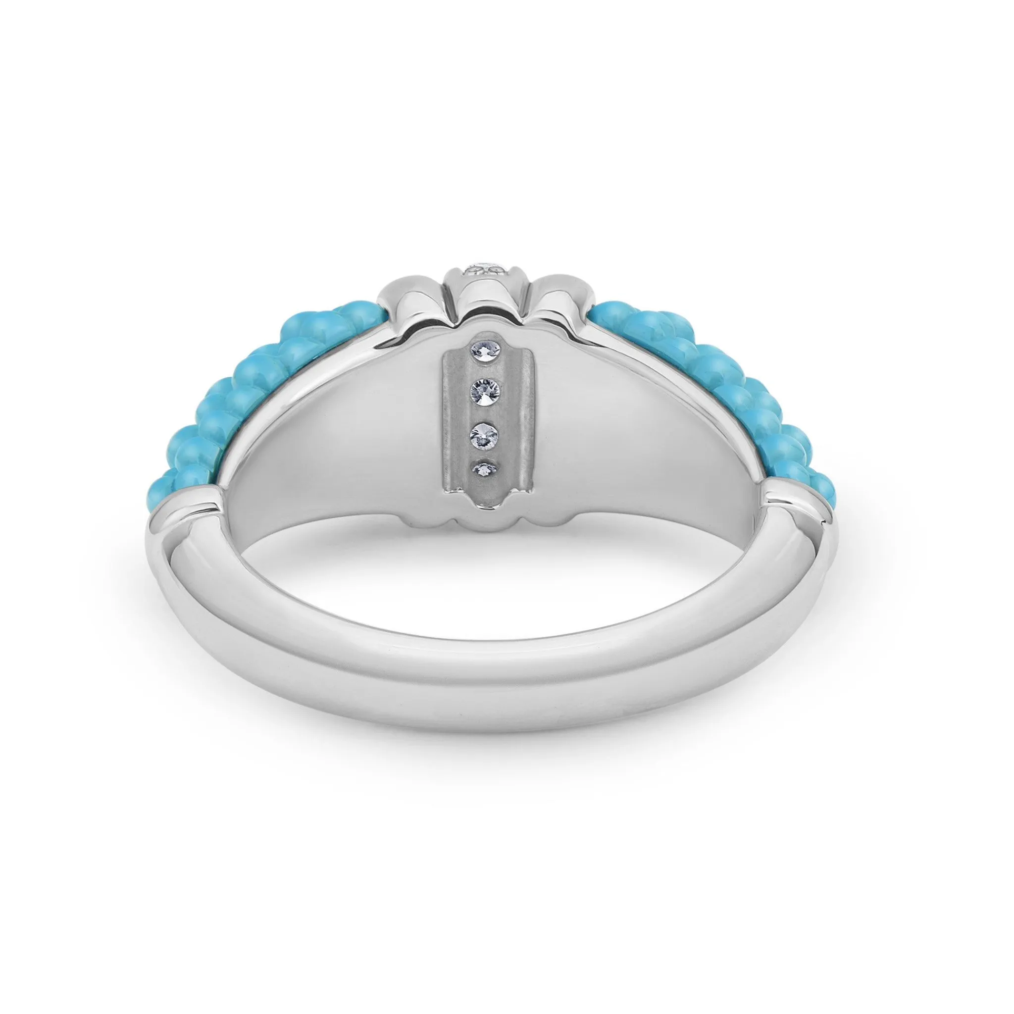 Discount LAGOS Large Ceramic Diamond Stacking Ring