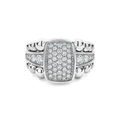 New LAGOS Large Diamond Statement Ring