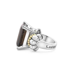 Sale LAGOS Large Emerald-Cut Smokey Quartz Ring