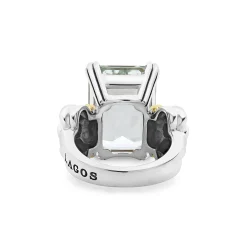 Store LAGOS Large Emerald-Cut White Topaz Ring