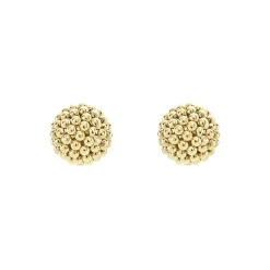 Clearance LAGOS Large 18K Gold Beaded Stud Earrings