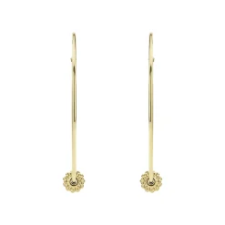 Outlet LAGOS Large 18K Gold Caviar Ball Hoop Earrings