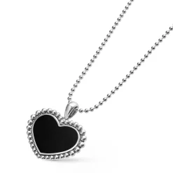 Outlet LAGOS Large Onyx Heart Pendant Necklace