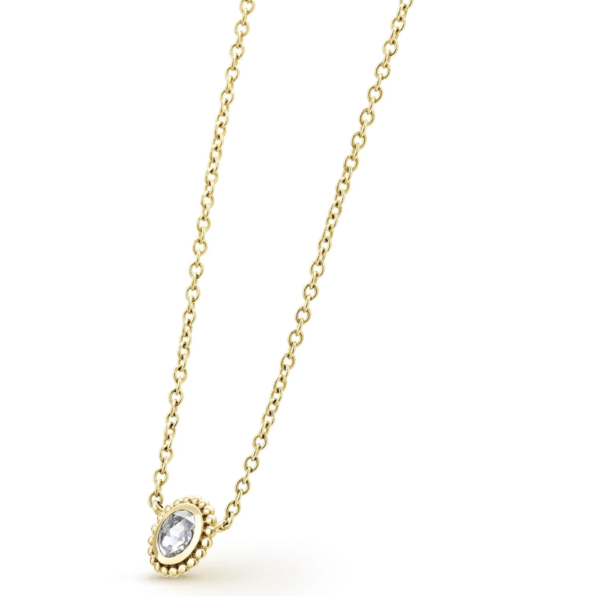 Clearance LAGOS Large Rose Cut Diamond Necklace