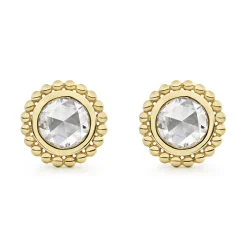 Clearance LAGOS Large Rose Cut Diamond Stud Earrings