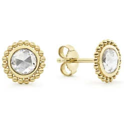 Clearance LAGOS Large Rose Cut Diamond Stud Earrings
