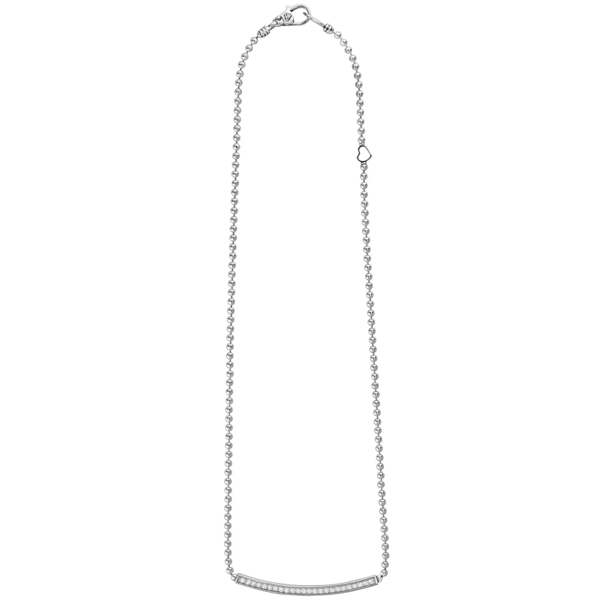 Cheap LAGOS Large Station Diamond Beaded Necklace