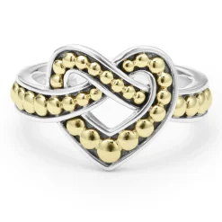 Shop LAGOS Large Two-Tone Heart Ring