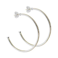 Store LAGOS Large Two-Tone Hoop Earrings