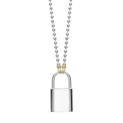 Best LAGOS Large Two-Tone Lock Necklace