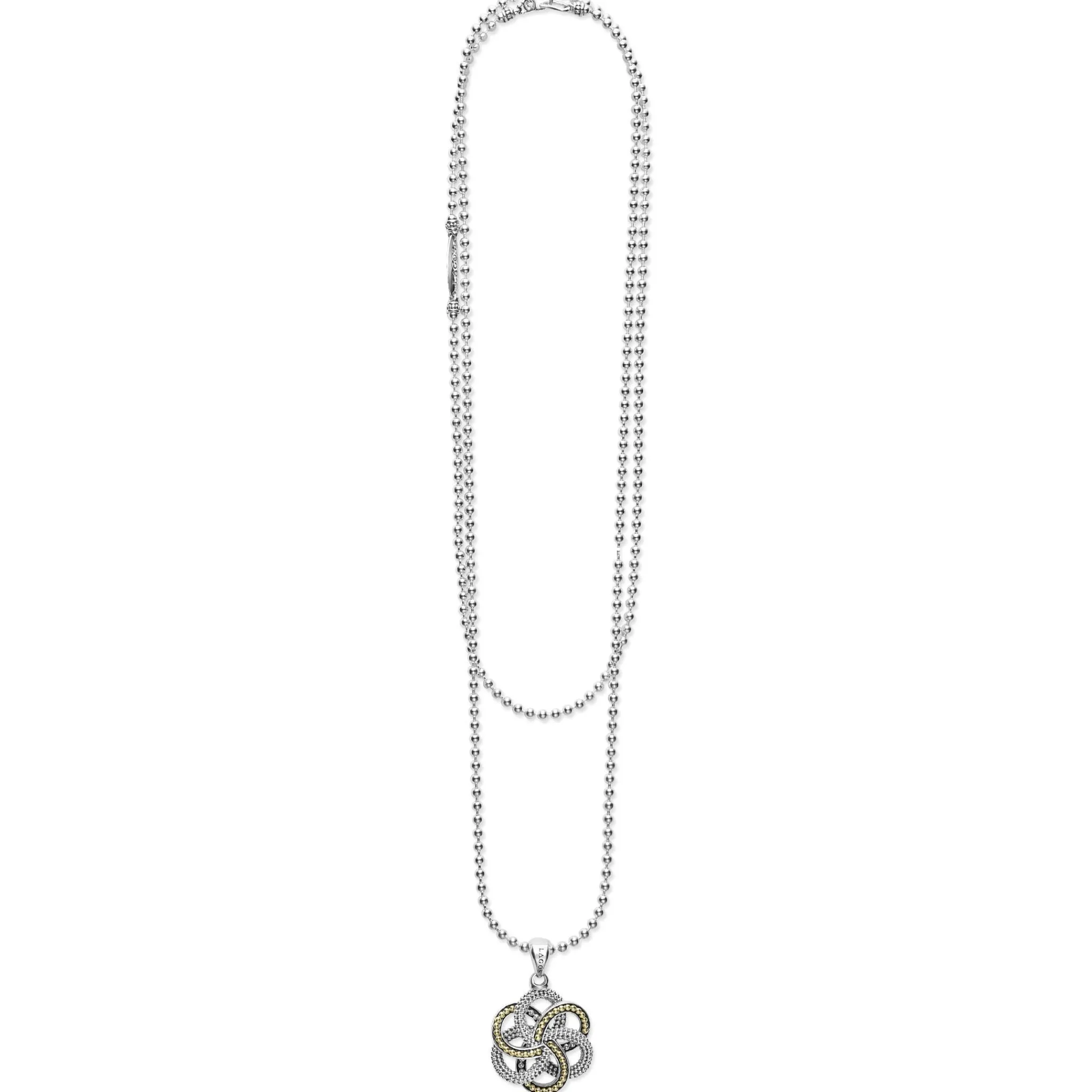 Cheap LAGOS Large Two-Tone Pendant Necklace