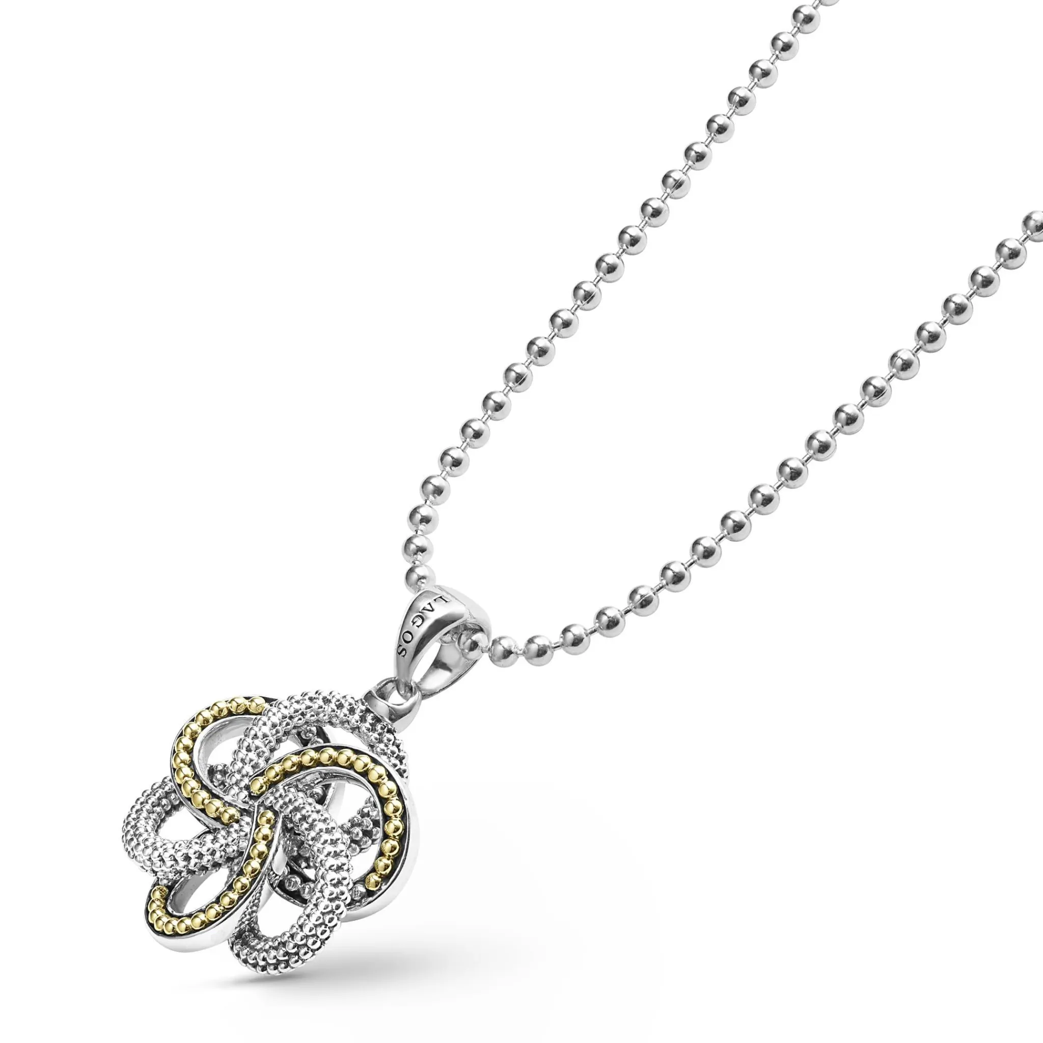 Cheap LAGOS Large Two-Tone Pendant Necklace