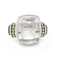 Best LAGOS Large White Topaz Statment Ring