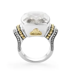 Best LAGOS Large White Topaz Statment Ring
