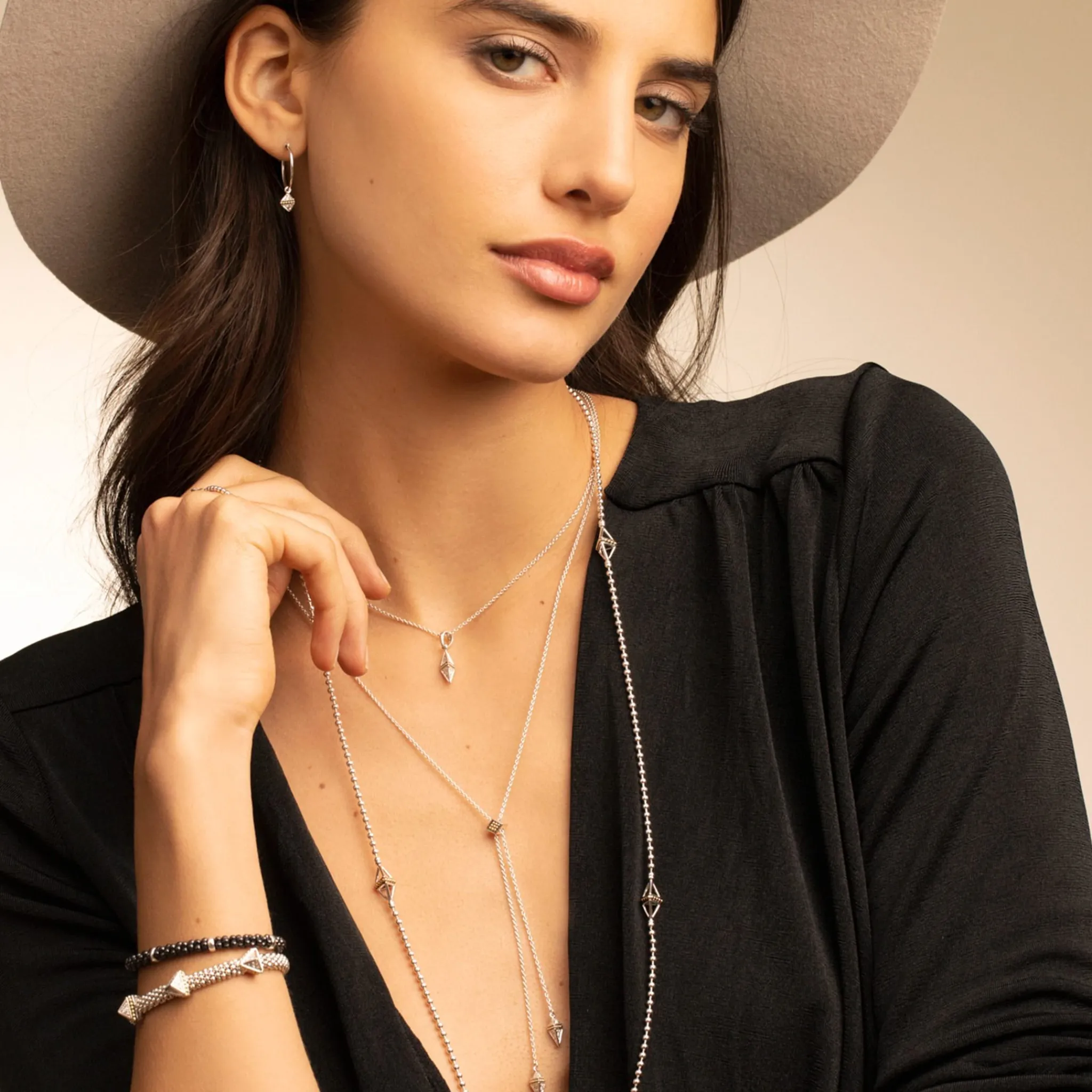 Flash Sale LAGOS Lariat Diamond Necklace