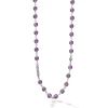 Fashion LAGOS Long Amethyst Beaded Necklace