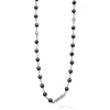 Hot LAGOS Long Black Ceramic Beaded Necklace
