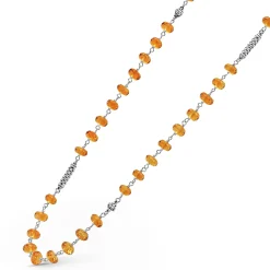 Cheap LAGOS Long Citrine Beaded Necklace
