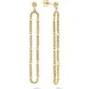 Shop LAGOS Long 18K Gold Superfine Caviar Drop Earrings