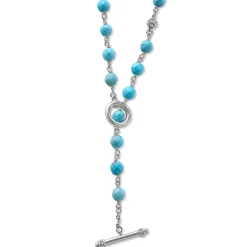 Online LAGOS Long Turquoise Beaded Necklace