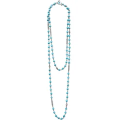 Clearance LAGOS Long Turquoise Beaded Necklace