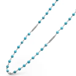 Clearance LAGOS Long Turquoise Beaded Necklace