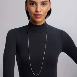 Cheap LAGOS Long Two-Tone Caviar Beaded Necklace